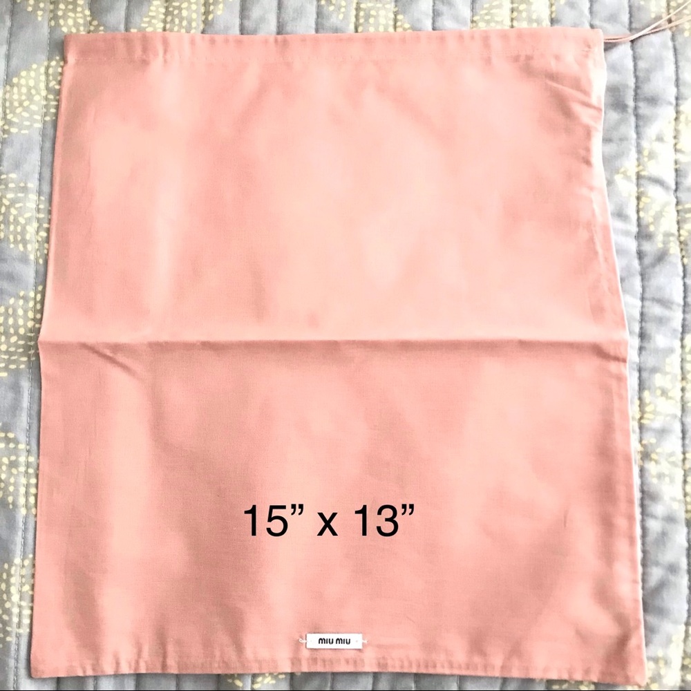 MIU MIU dust bag -